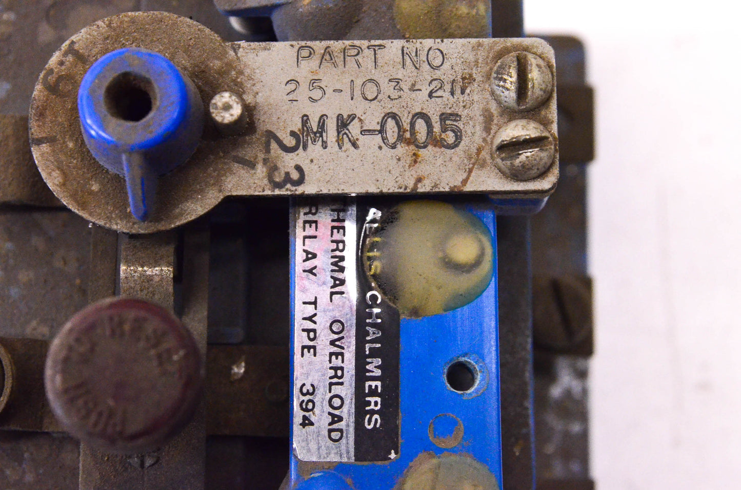 Allis Chalmers 25-103-20, MK-005 Thermal Overload Relay