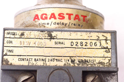 Agastat 2422-VN0500 115 Volt Timing Relay