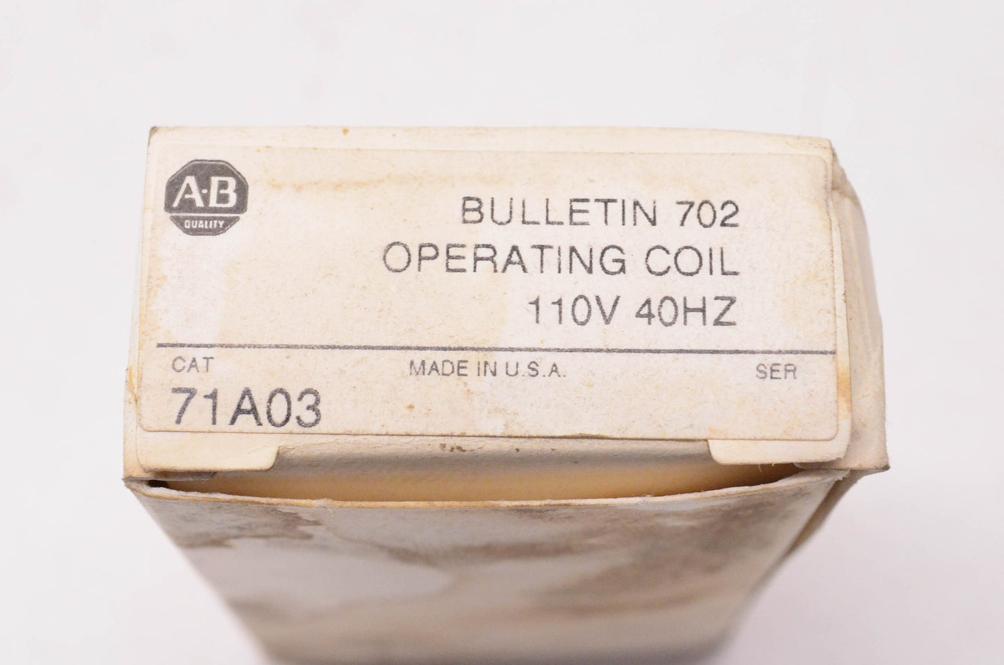 Allen Bradley 71A03 Operating Coil NOS
