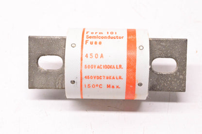 Gould Shawmut A50P450-4 500 Volt AC 450 Amp Fuse NOS