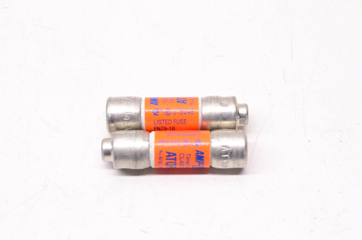 Ferraz Shawmut ATQR6/10 .6 Amp 600 Volt AC Time-Delay Amp-Trap Fuse Qty 2 NOS