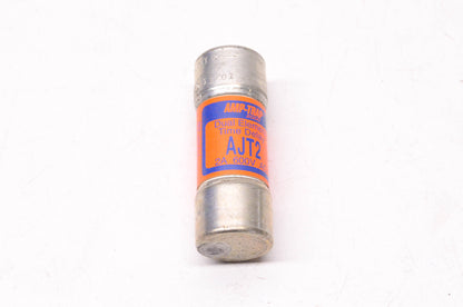 Ferraz Shawmut AJT2 2 Amp 600 Volt AC Dual Element Time-Delay Amp-Trap Fuse NOS