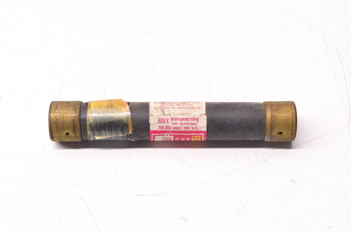 Cooper Bussmann FRS1-4/10, FRS14/10 Fusetron Dual-Element Time Delay Fuse NOS