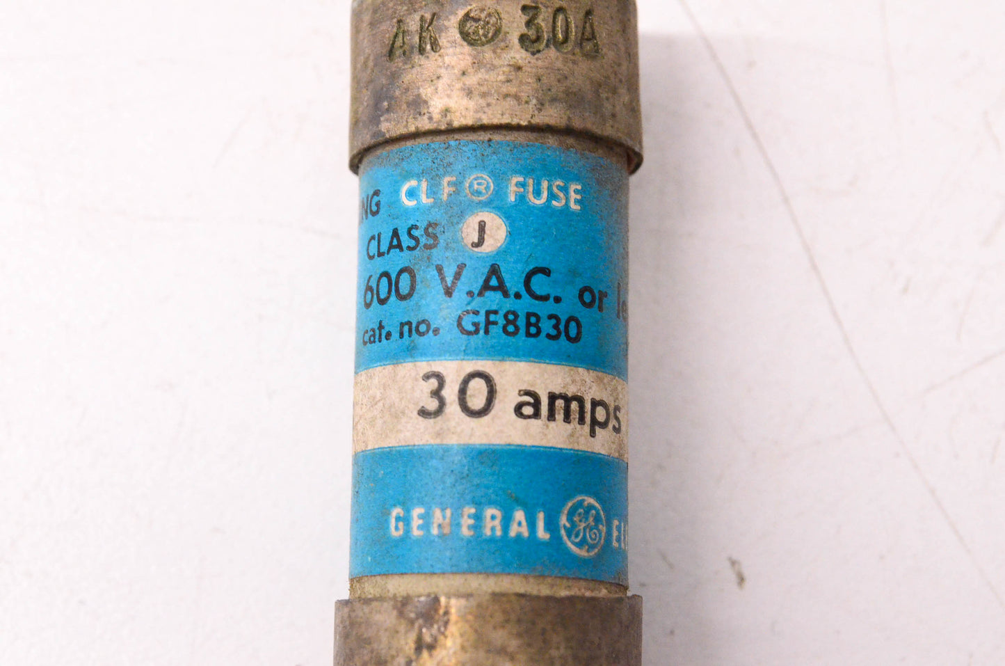 General Electric GF8B30 30 Amp 600 Volt AC Current Limiting Fuse Qty 3