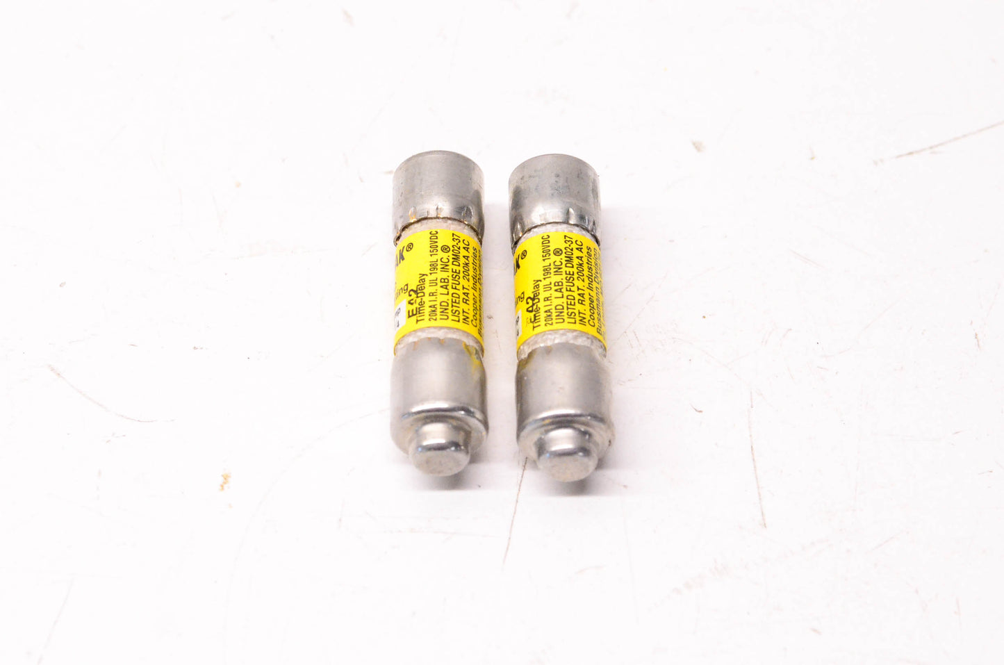 Cooper Bussmann LP-CC-6-1/4 6 1/4 Amp 600v/less Current Limiting Fuse Qty 2 NOS
