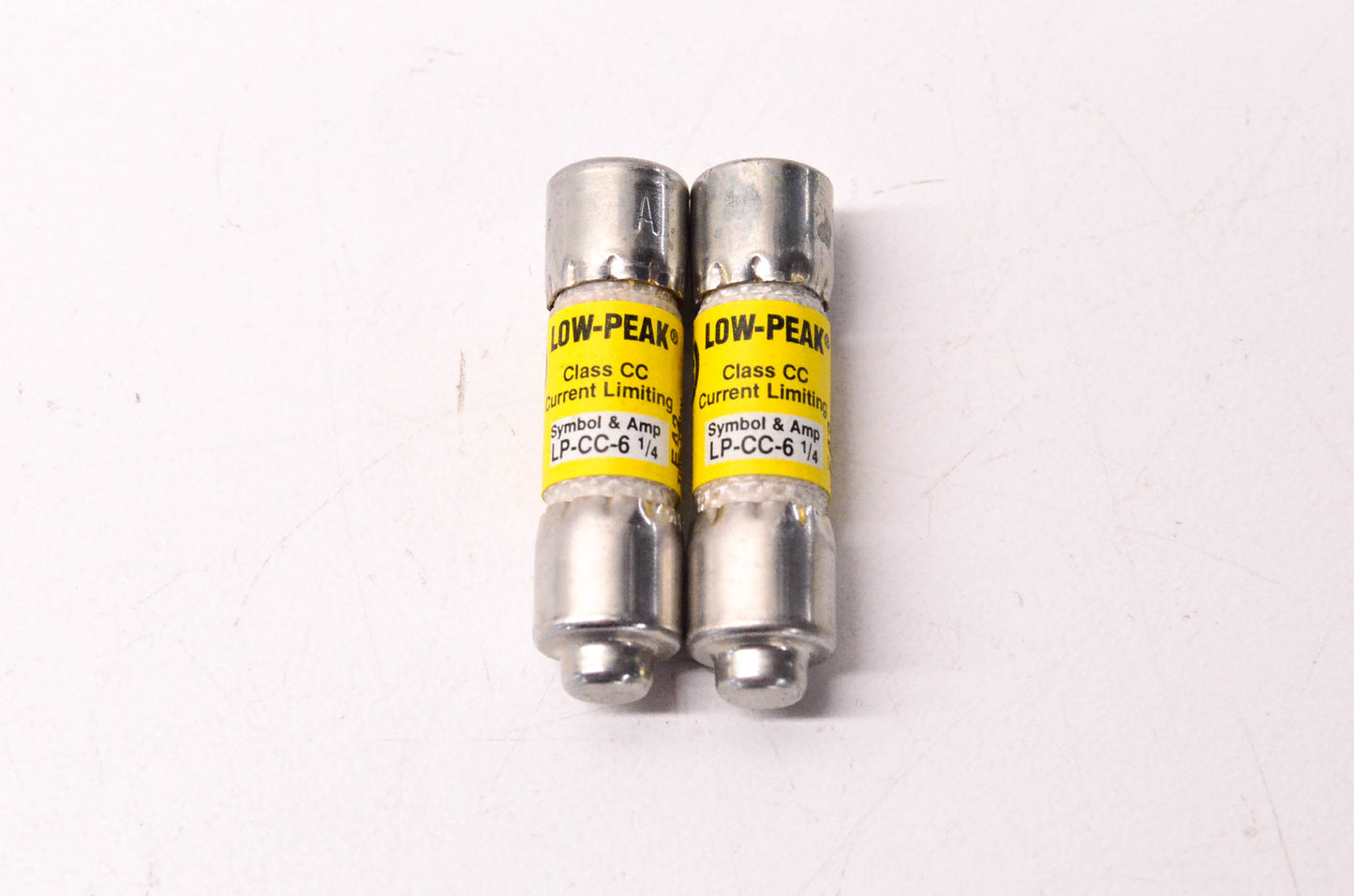 Cooper Bussmann LP-CC-6-1/4 6 1/4 Amp 600v/less Current Limiting Fuse Qty 2 NOS