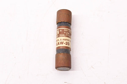 Cooper Bussmann KAW20, KAW-20 20 Amp Rectifier Fuse NOS