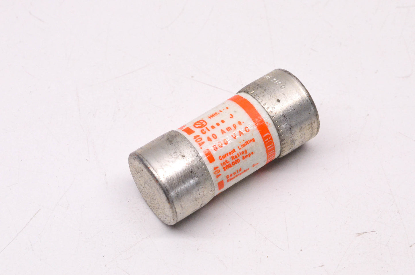 Gould A4J40 40 Amp 600 Volt AC Class J Amp-Trap Fuse NOS