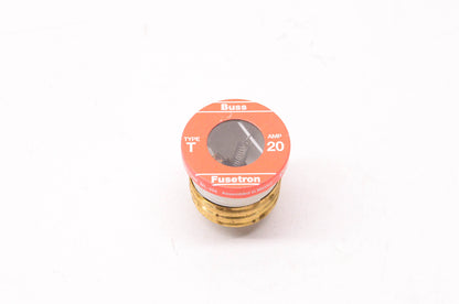 Cooper Bussmann T20 20 Amp Fusetron Dual-Element Time-Delay Buss Style Fuse NOS