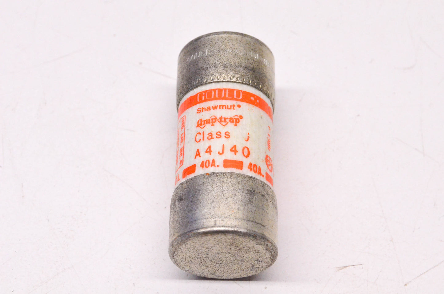 Gould A4J40 40 Amp 600 Volt AC Class J Amp-Trap Fuse NOS
