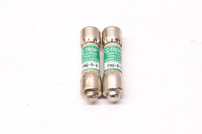 Cooper Bussmann FNQ-R-4 4 Amp 600VAC Time-Delay Current Limiting Fuse Qty 2 NOS
