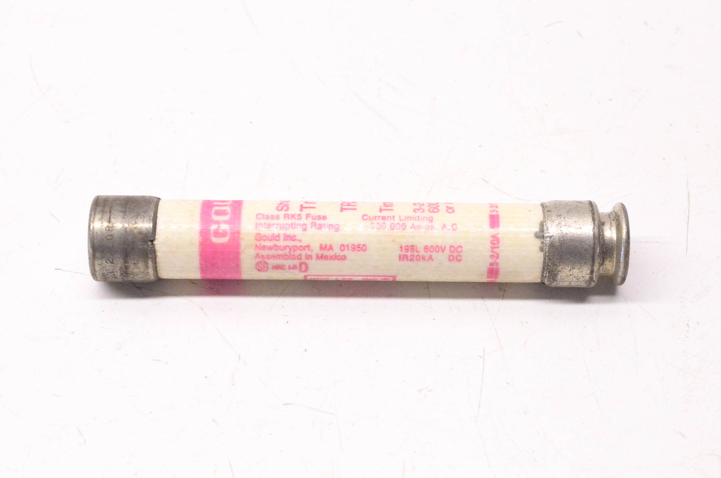Gould TRS3-2/10R 3 2/10 Amp 600 Volt AC Tri-Onic Fuse NOS