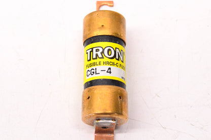 Cooper Bussmann CGL-4 4 Amp 600 Volt AC 250 Volt DC Fuse NOS