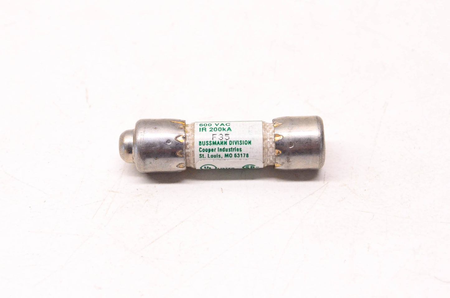 Cooper Bussmann FNQ-R-5 5 Amp 600 Volt AC Time-Delay Current-Limiting Fuse NOS