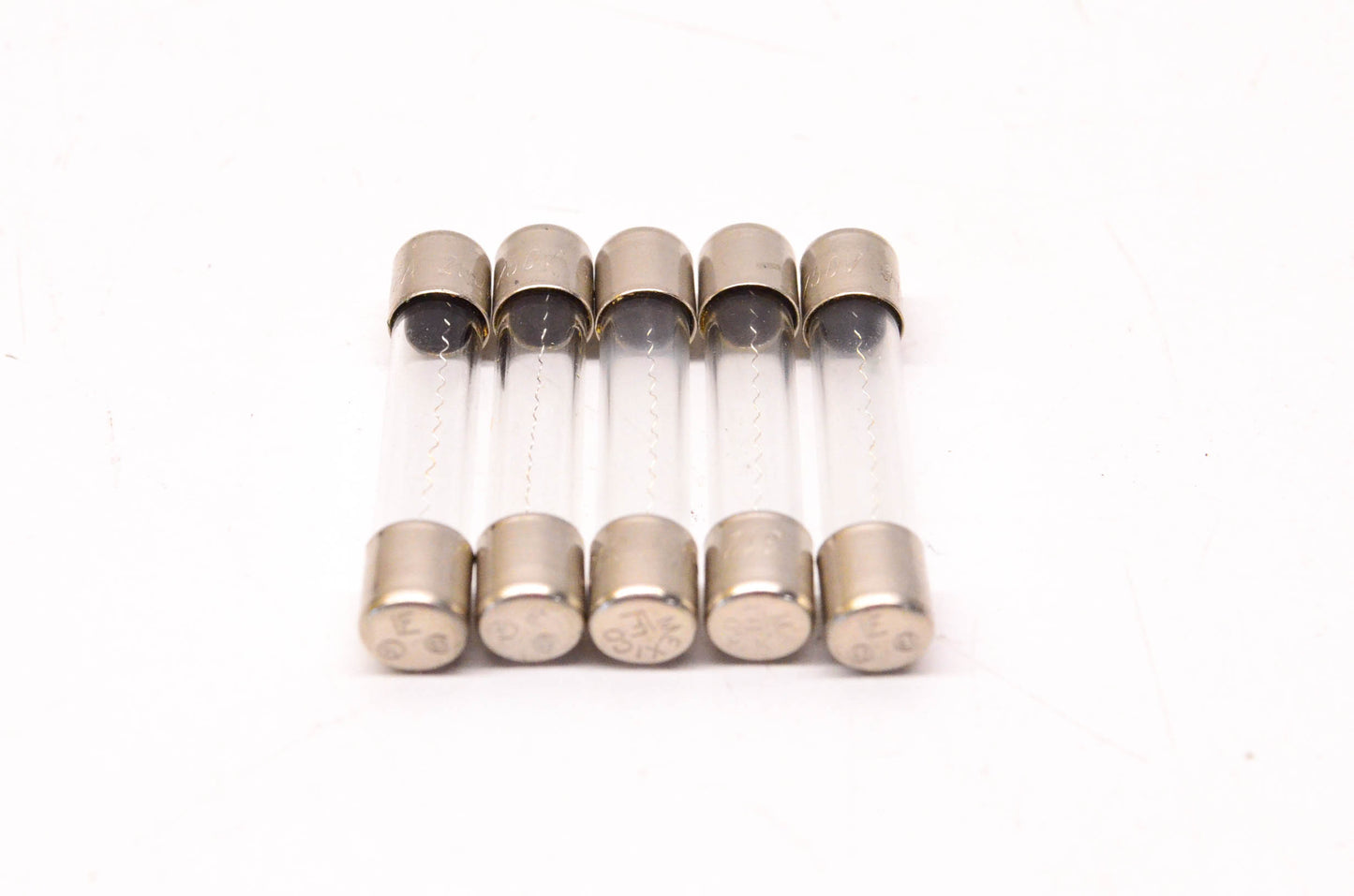 Ferraz Shawmut GGC2-1/2 2.5 Amp 250 Volt Fast Acting Fuses Qty 5 NOS