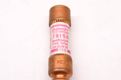 Tri-onic TR15R 15 Amp 250 Volt Fuse NOS