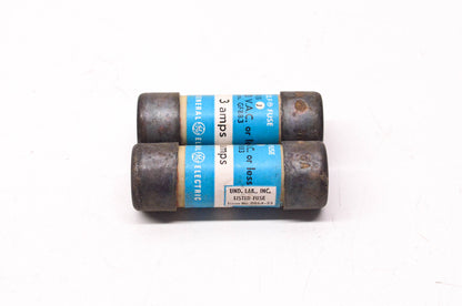 General Electric GF8B3 3 Amp 600 Volt AC Current Limiting Fuse Qty 2