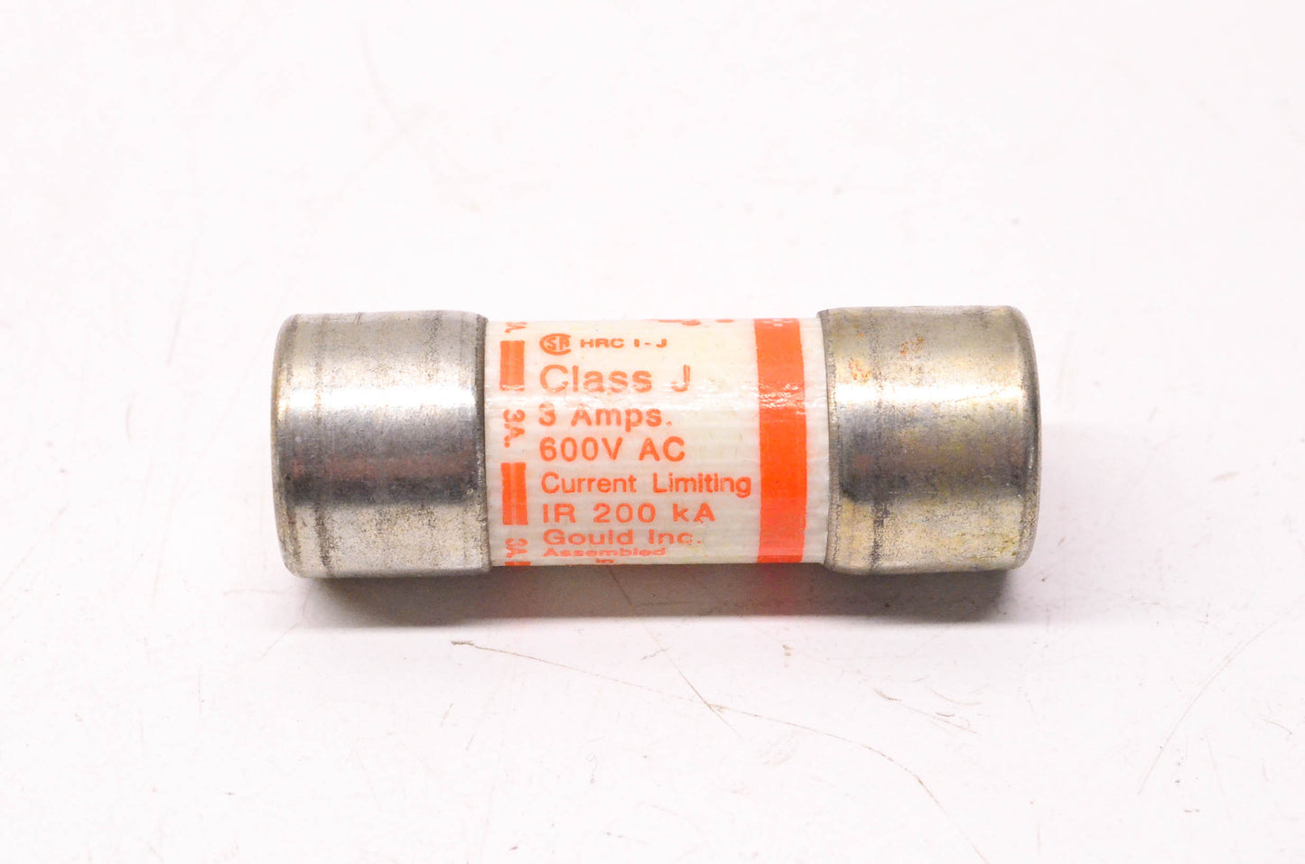 Gould Shawmut A4J3 3 Amp 600 Volt AC Amp-Trap Fuse NOS