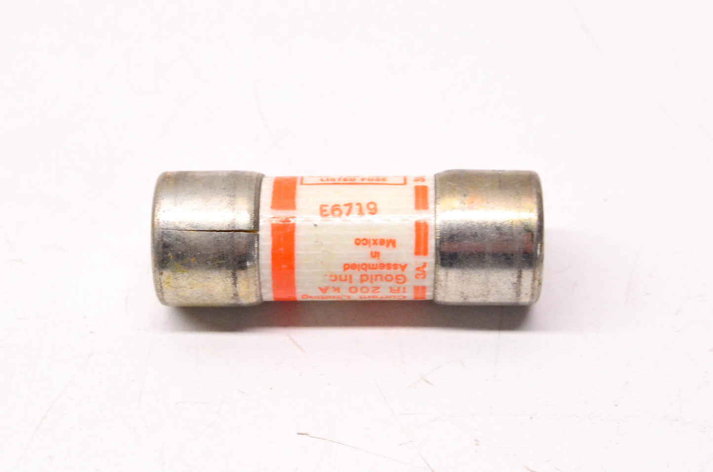 Gould Shawmut A4J3 3 Amp 600 Volt AC Amp-Trap Fuse NOS