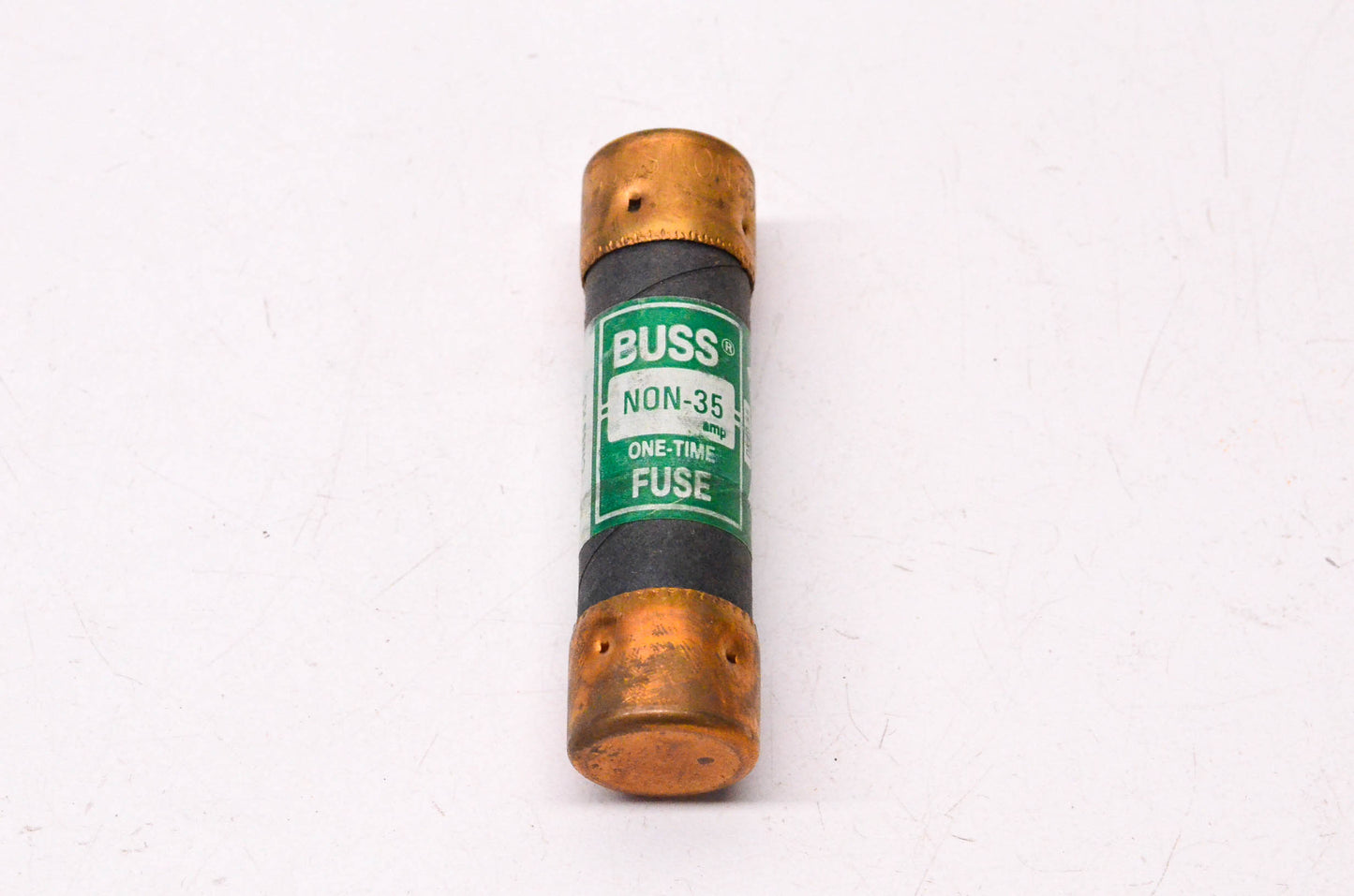 Cooper Bussmann NON-35 35 Amp 250 Volt AC or Less One-Time Cartridge Fuse NOS