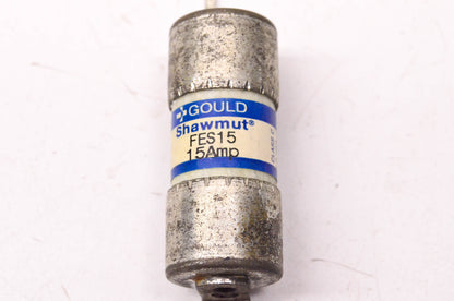 Gould Shawmut FES15 600 Volt 15 Amp Fuse NOS