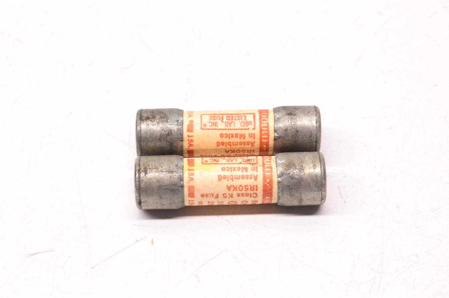 Gould Shawmut OT15 250 Volt AC 15 Amp Fuse Qty 2 NOS