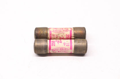 Shawmut TR6-1/4, A623 250 Volt 6.25 Amp Fuse Qty 2 NOS