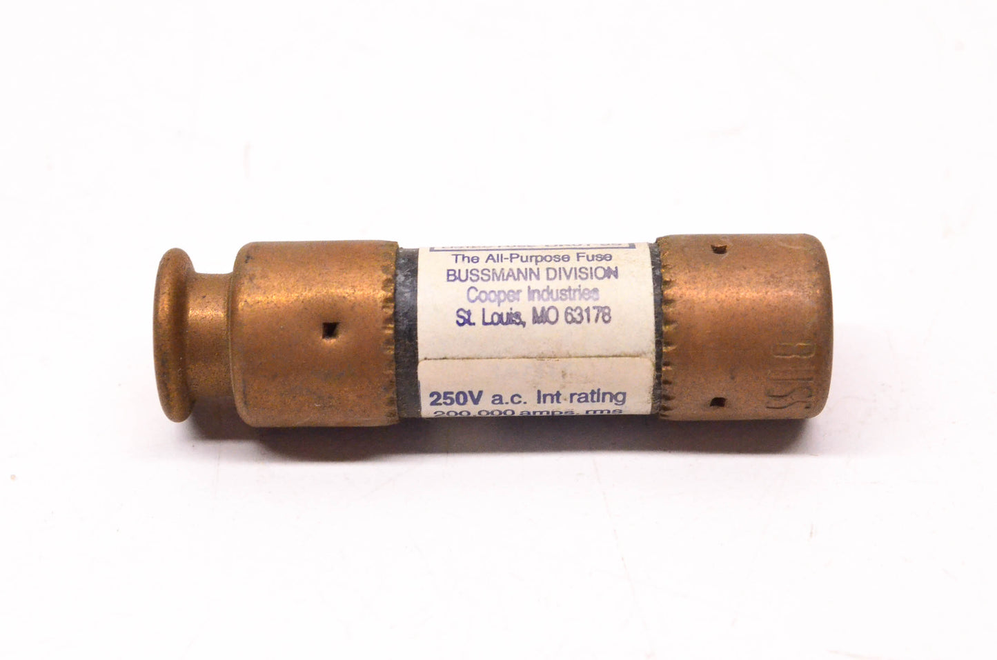 Cooper Bussmann FRN-R-1-1/8, HRC-I 250 Volt AC 1 1/8 Amp Fuse NOS
