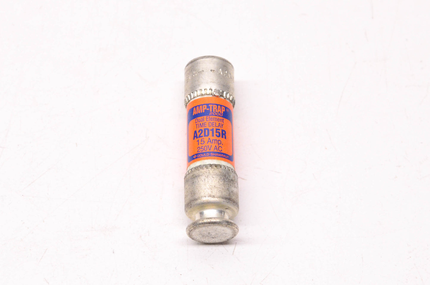 Gould Shawmut A2D15R 250 Volt AC 15 Amp Amp-Trap Fuse NOS
