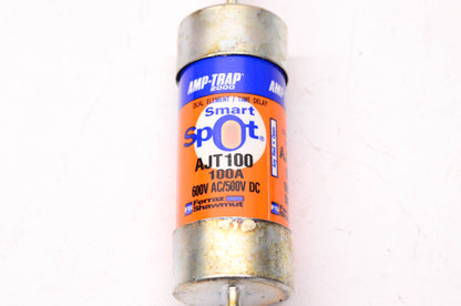 Ferraz Shawmut AJT100 600VAC 500VDC 100 Amp Amp-Trap Fuse NOS