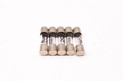 Cooper Bussmann GDC-2A 250 Volt Slow-Blo Glass Fuses Qty 5 NOS