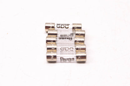 Cooper Bussmann GDC-2A 250 Volt Slow-Blo Glass Fuses Qty 5 NOS