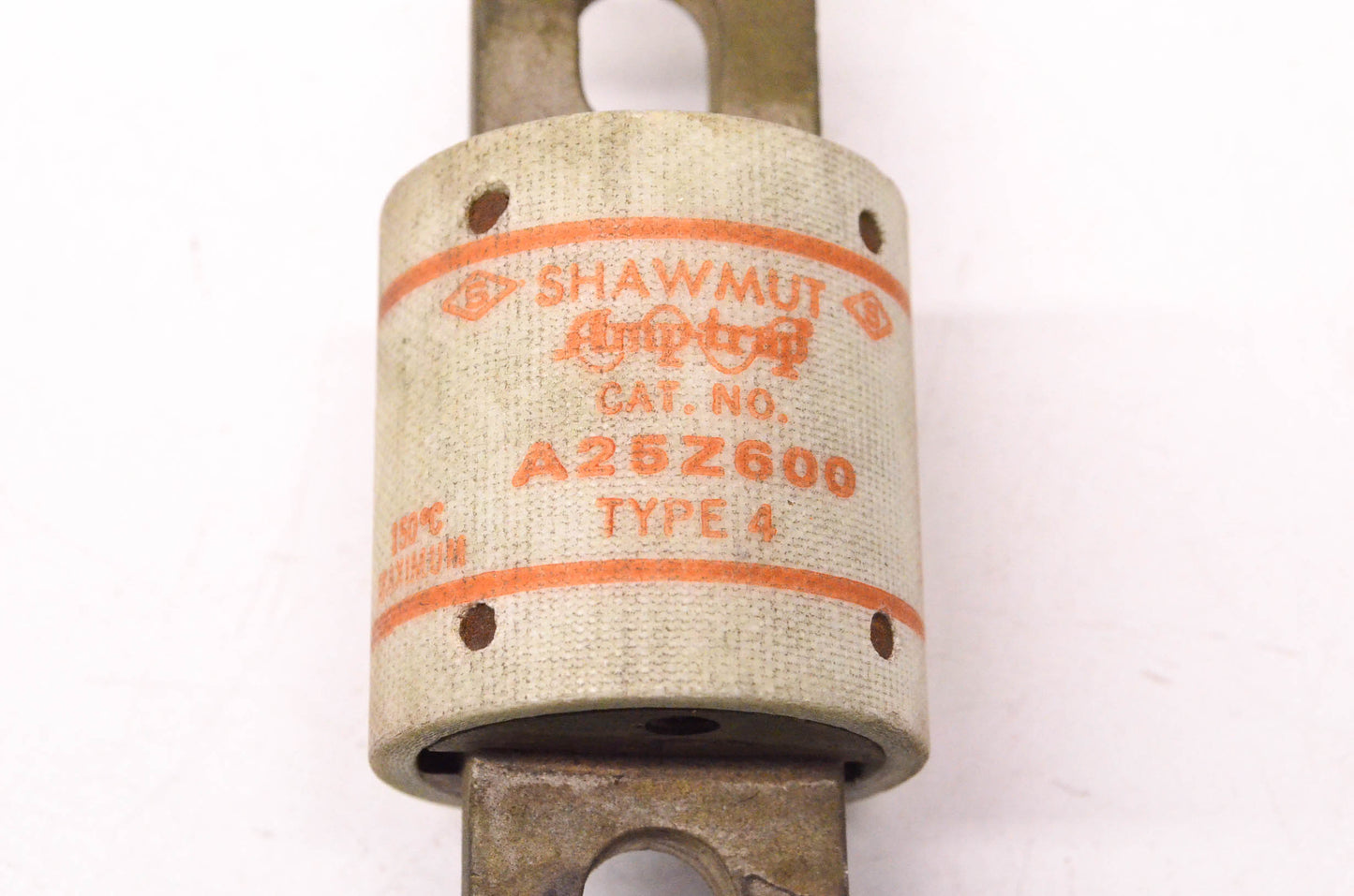 Shawmut A25Z600 250 Volt or Less 600 Amp Type 4 Fuse NOS