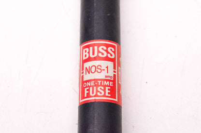 McGraw-Edison Co. NOS-1 600 Volt AC 1 Amp One-Time Fuse NOS