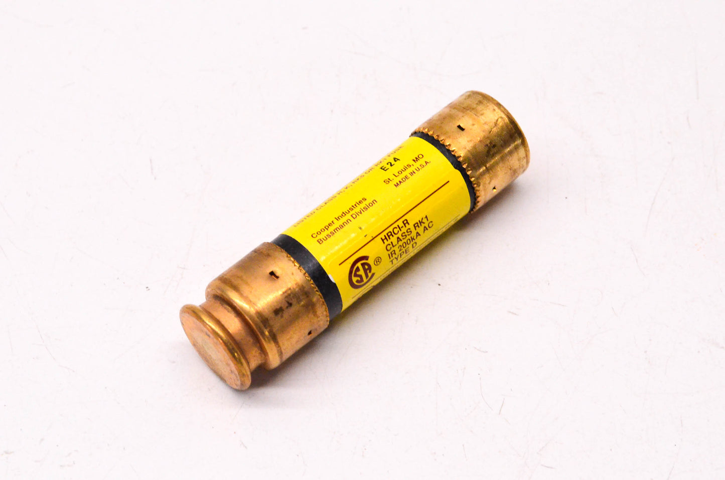 Cooper Bussmann 50 Amp 250v AC Dual-Element Time-Delay Current Limiting Fuse NOS