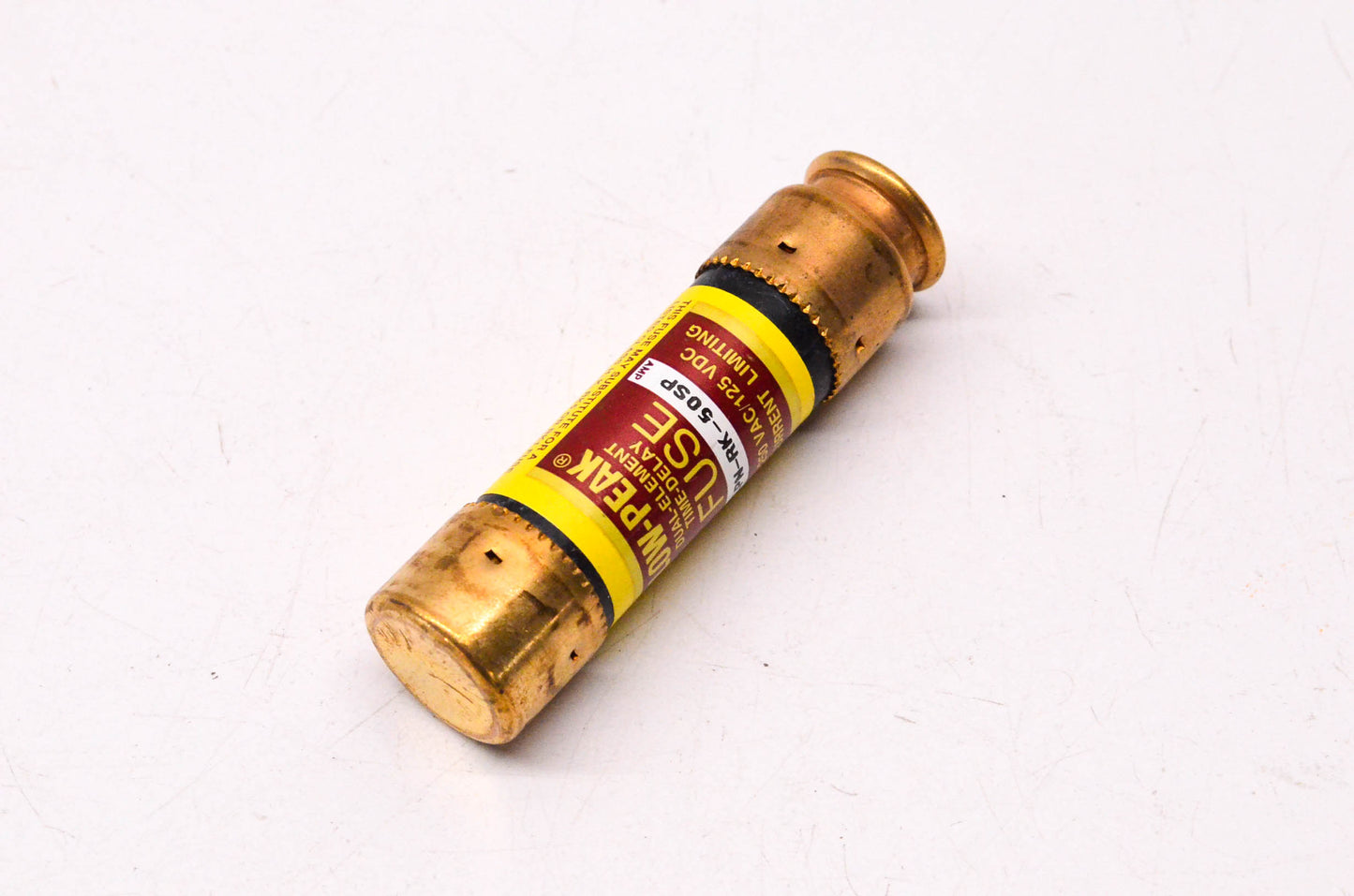 Cooper Bussmann 50 Amp 250v AC Dual-Element Time-Delay Current Limiting Fuse NOS