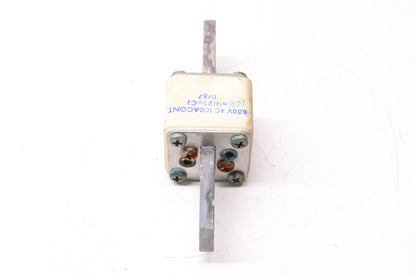 Carbone Ferraz 218A4387P82, A060FC100A 600 Volt AC 100 Amp Fuse