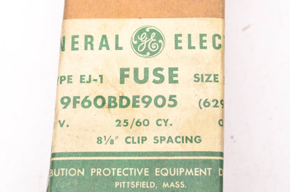 General Electric 9F60BDE905, 6293011015 8.25KV .5E Amp Type EJI Fuse NOS