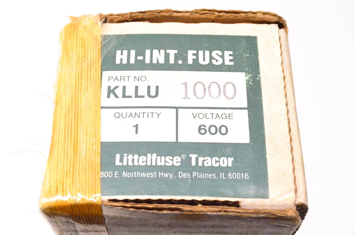 Littelfuse KLLU1000 600 Volt AC or Less 1000 Amp Fuse NOS