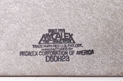 Mycalex D50H23 Insulator Plate