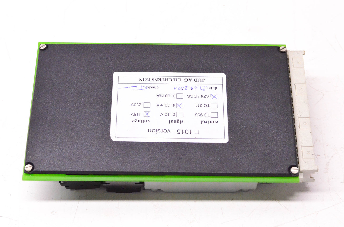Jud Ag Liechtenstein F1015C-V2.0 Printed Circuit Board NOS