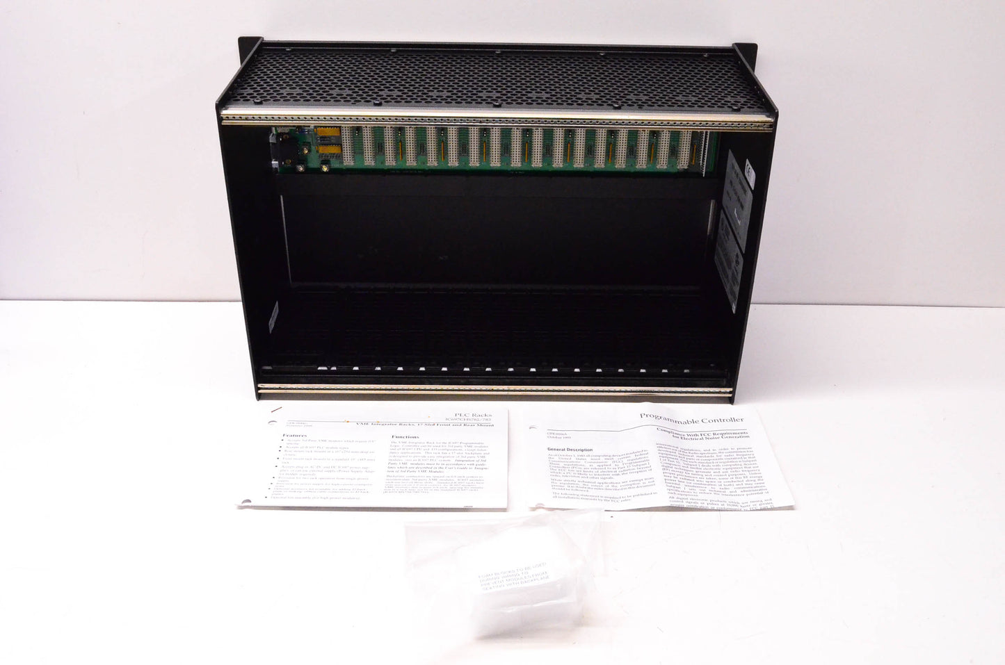 General Electric IC697CHS782E GE Fanuc Rear Mount Slot Rack NOS