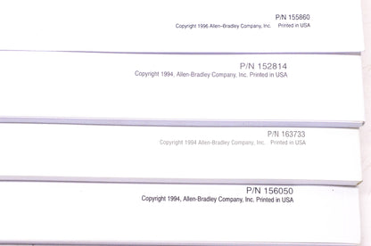 Allen Bradley 156050, 163733, 152814 Bulletin 1336 Manual Kit NOS