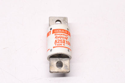 Gould A25X150 150 Amp 250 Volt AC Type 4 Amp-Trap Fuse NOS