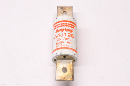 Ferraz Shawmut A4J125 125 Amp 600 Volt AC or Less Amp-Trap Fuse NOS