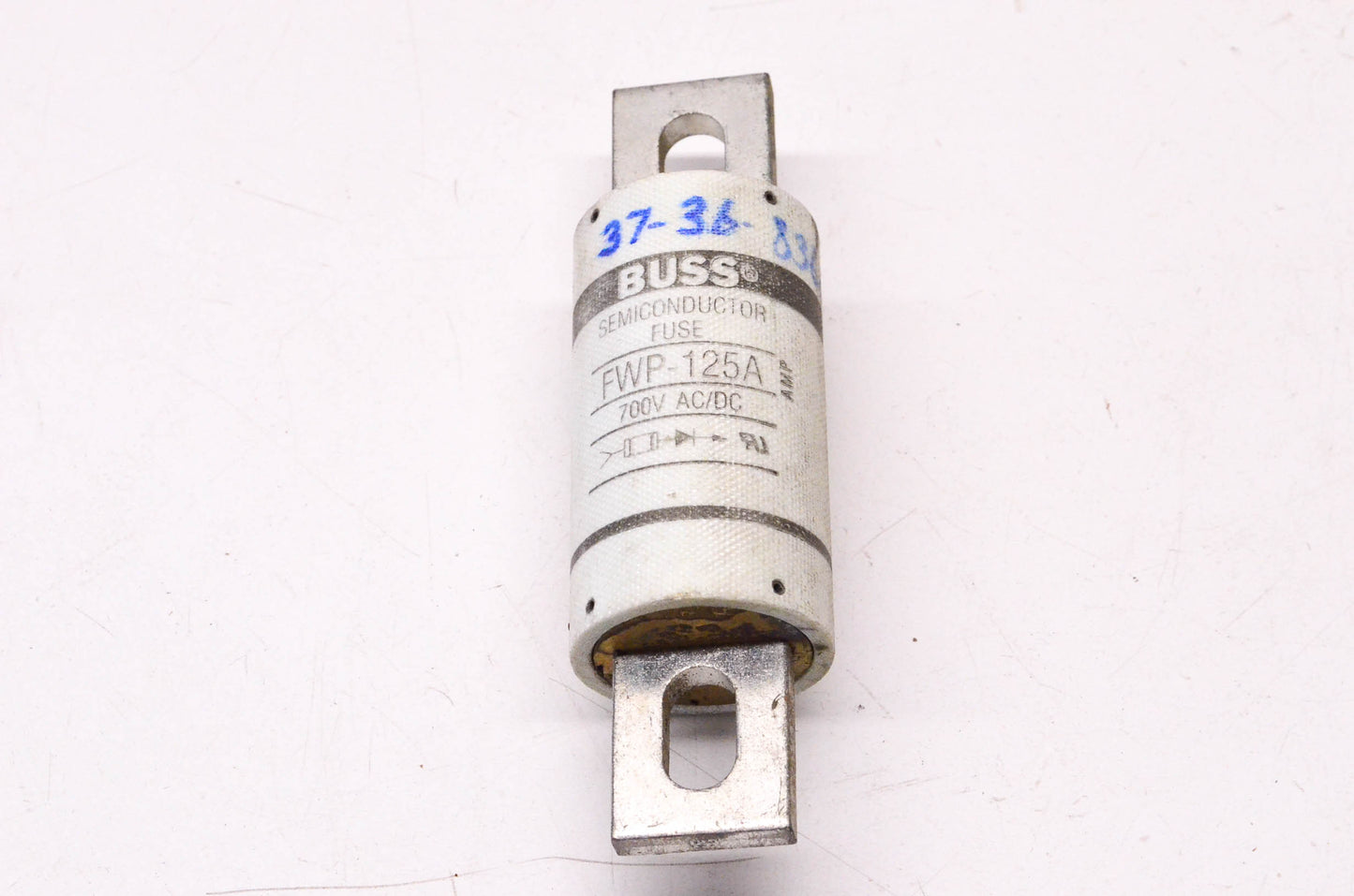 Cooper Bussmann FWP-125A 125 Amp 700 Volt AC/DC Semiconductor Fuse NOS