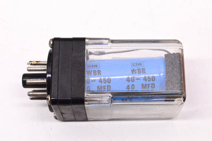 Aftermarket WBR40-450 Axial Electrolytic Capacitor 450 Volt DC NOS