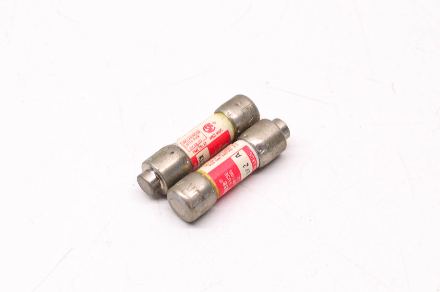 Littelfuse 1/2 Amp 600 Volt AC or Less Class CC Current Limiting Fuse Qty 2 NOS