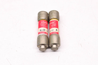 Littelfuse 1/2 Amp 600 Volt AC or Less Class CC Current Limiting Fuse Qty 2 NOS