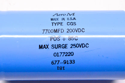 Aero M 677-9133, 0177220 200 Volt DC Capacitor NOS